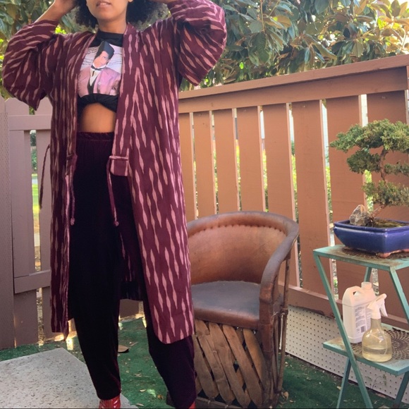 ❌SOLD❌Wool wrap dress or kimono - Picture 5 of 5